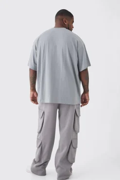 Plus Relaxed Cargo Pocket Jogger | BoohooMAN UK