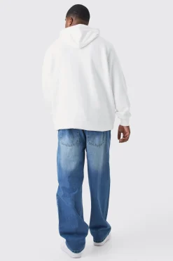 Plus Relaxed Rigid Jean | BoohooMAN UK