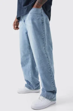 Plus Relaxed Rigid Jean | BoohooMAN UK