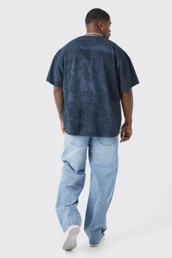 Plus Relaxed Rigid Jean | BoohooMAN UK