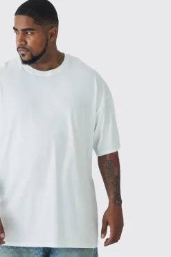 Plus Rose Floral Back Print T-shirt | BoohooMAN UK