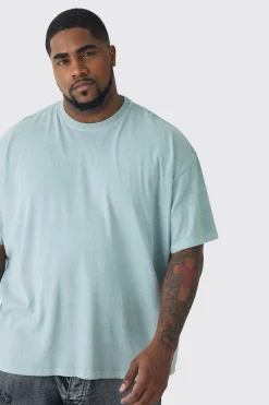 Plus San Diego Renaissance Back Print T-shirt In Blue | BoohooMAN UK