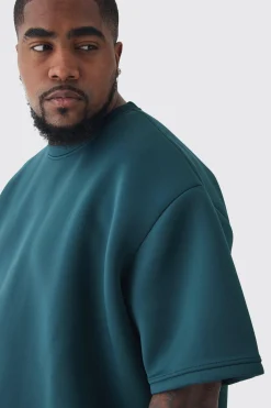Plus Scuba Oversized T-shirt | BoohooMAN UK