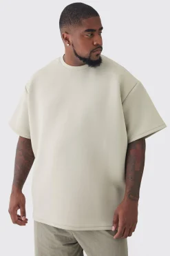 Plus Scuba Oversized T-shirt | BoohooMAN UK