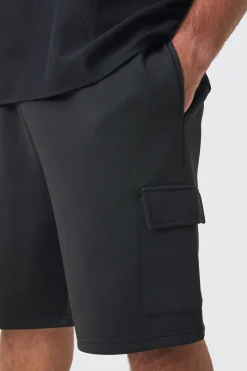 Plus Scuba Relaxed Cargo Shorts | BoohooMAN UK