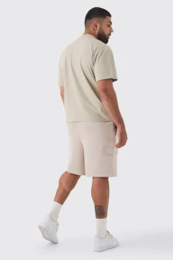 Plus Scuba Relaxed Cargo Shorts | BoohooMAN UK
