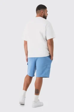 Plus Scuba Relaxed Cargo Shorts | BoohooMAN UK