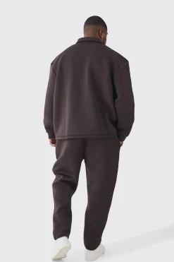 Plus Scuba Rugby Sweat | BoohooMAN UK