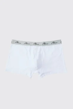 Plus Size 7 Pack Man Script Mixed Boxers | BoohooMAN UK