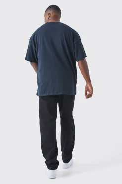 Plus Size Ice Cube Chest Print License T-shirt | BoohooMAN UK
