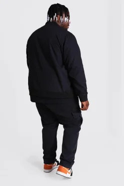Plus Size Ma1 Bomber Jacket | BoohooMAN UK