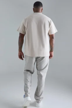 Plus Skinny Fit Colour Block Panel Suit Trouser | BoohooMAN UK