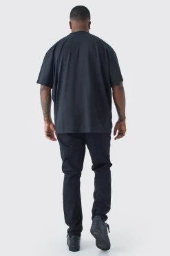 Plus Skinny Jeans With All Over Rips | BoohooMAN UK