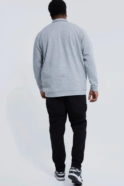 Plus Skinny Stretch All Over Rip Jeans | BoohooMAN UK
