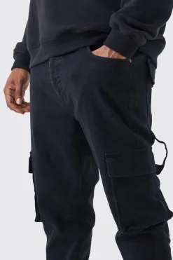 Plus Skinny Stretch Carpenter Cargo Jean | BoohooMAN UK
