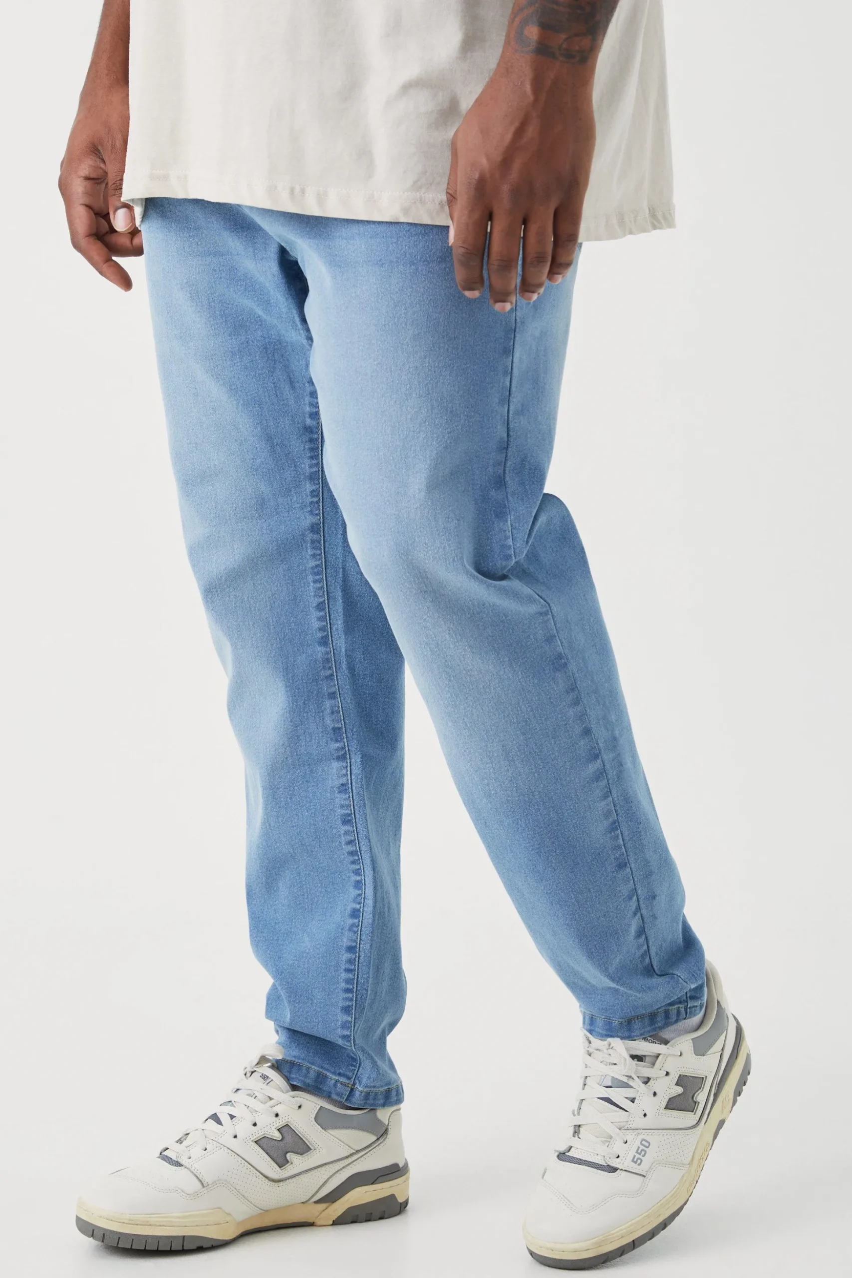 Plus Skinny Stretch Jean | BoohooMAN UK