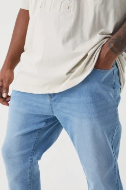 Plus Skinny Stretch Jean | BoohooMAN UK