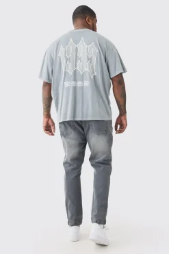 Plus Skinny Stretch Jean | BoohooMAN UK