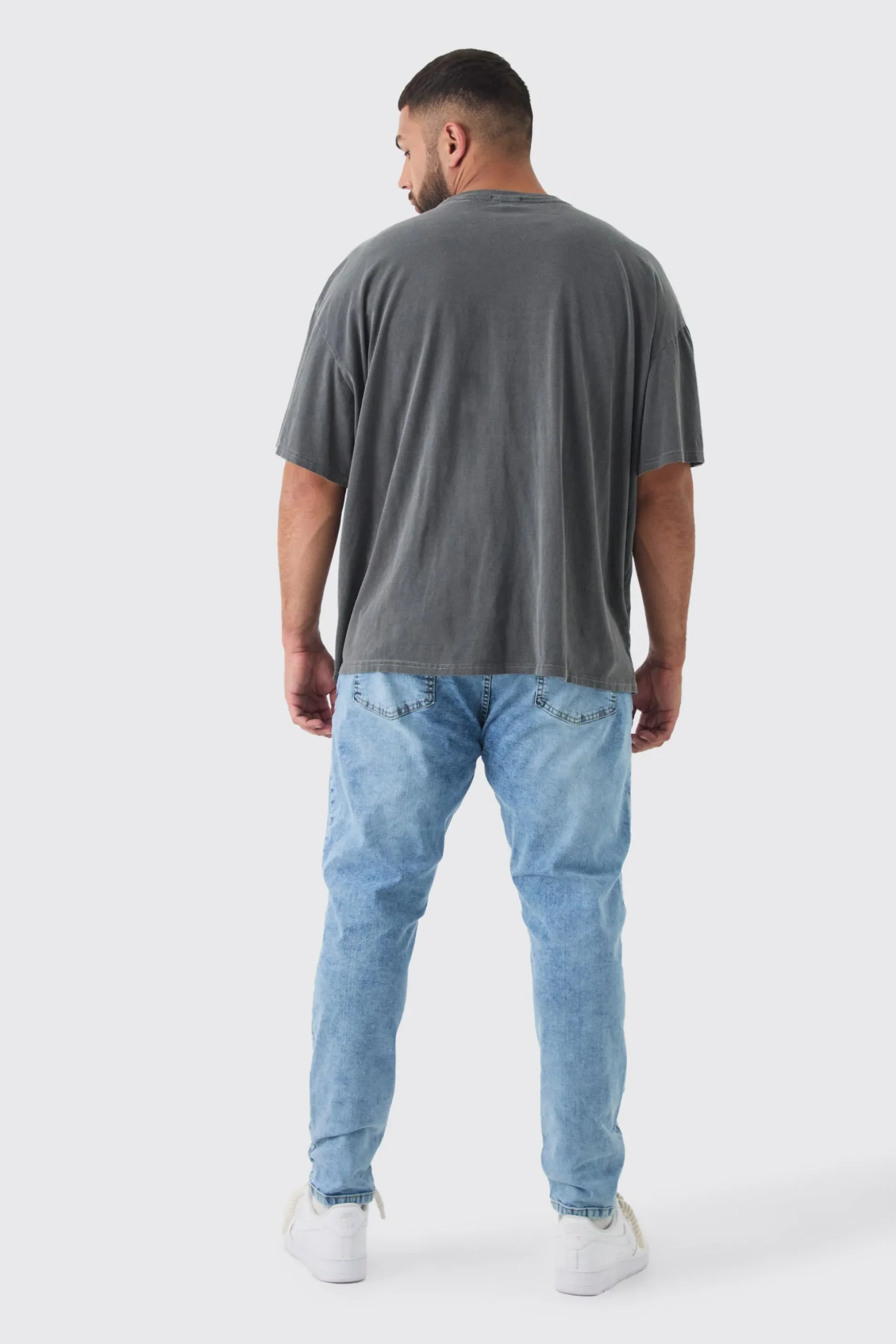Plus Skinny Stretch Jean | BoohooMAN UK
