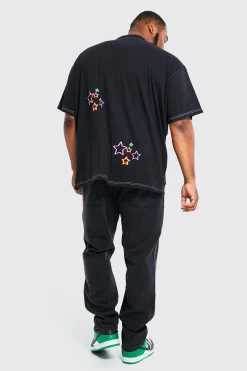 Plus Slim Fit Rigid Denim Jean | BoohooMAN UK