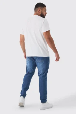 Plus Slim Fit T-shirt | BoohooMAN UK