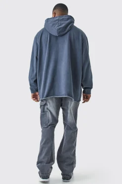 Plus Slim Rigid Flare Gusset Jeans | BoohooMAN UK