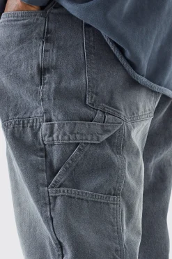 Plus Slim Rigid Flare Gusset Jeans | BoohooMAN UK
