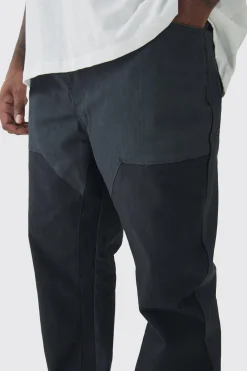 Plus Slim Rigid Flare Overdye Carpenter Jeans | BoohooMAN UK