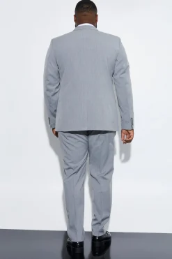 Plus Slim Single Breasted Suit Jacket | BoohooMAN UK