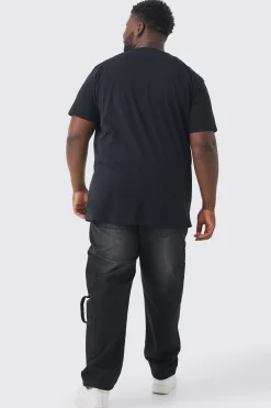 Plus Star Wars License Print T-shirt | BoohooMAN UK