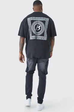 Plus Super Skinny Cargo Jeans | BoohooMAN UK