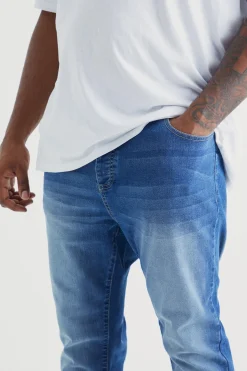 Plus Super Skinny Stretch Jean | BoohooMAN UK