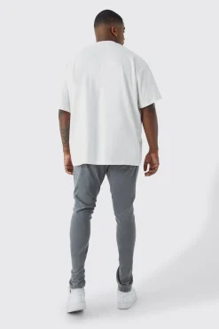 Plus Super Skinny Stretch Ripped Knee Jeans | BoohooMAN UK