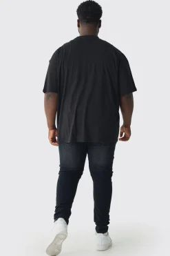 Plus Super Skinny Stretch Jean | BoohooMAN UK