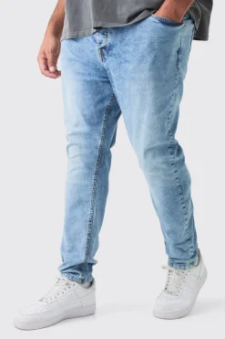 Plus Super Skinny Stretch Jean | BoohooMAN UK