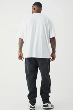 Plus Tapered Rigid Jean | BoohooMAN UK
