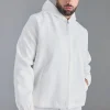 Plus Textured Jacquard Smart Hooded Jacket | BoohooMAN UK