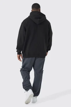 Plus Toggle Detail Slim Fit Cargo Joggers | BoohooMAN UK