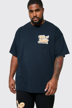 Plus Tom & Jerry Basketball License T-shirt | BoohooMAN UK