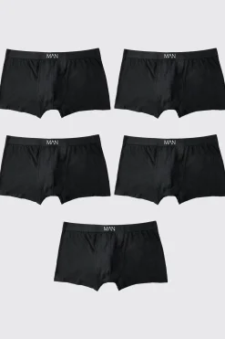 Plus Tonal 5 Pack Classic Boxer | BoohooMAN UK