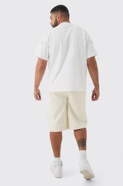 Plus Utility Pocket T-shirt | BoohooMAN UK