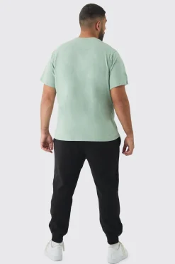 Plus Worldwide Cross Jogger | BoohooMAN UK