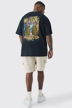 Plus Wu Tang License T-shirt | BoohooMAN UK