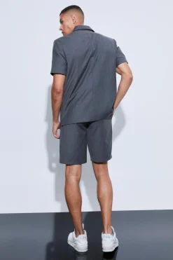 Pocket Detail Tailored Shorts | BoohooMAN UK