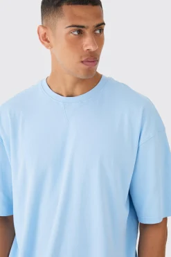 Premium Oversized Super Clean Interlock T-shirt | BoohooMAN UK