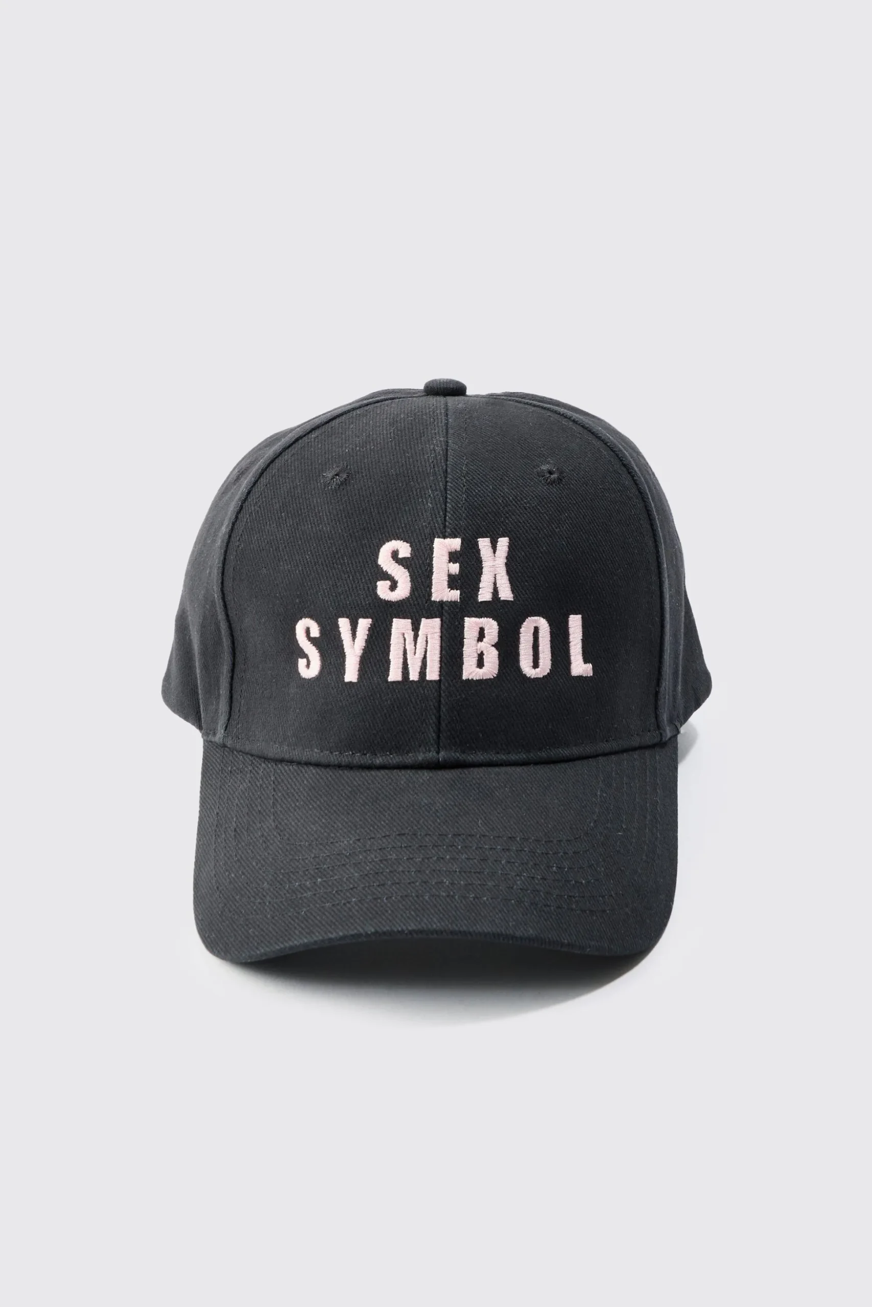 Pride Embroidered Cap In Black | BoohooMAN UK