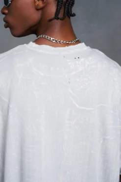 P-Star Oversized Boxy Washed T-Shirt With Text Print | BoohooMAN UK