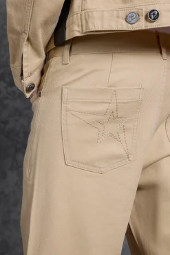 P-Star Slim Fit Flare Stacked Jeans With Ripped Knee | BoohooMAN UK