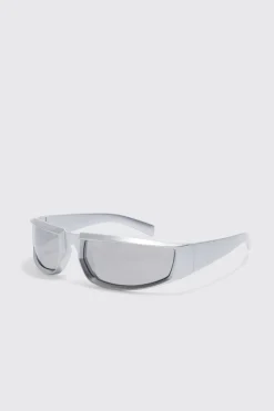 Racer Wrap Sunglasses | BoohooMAN UK