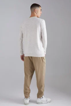 Regular Crew Neck Jumper | BoohooMAN UK